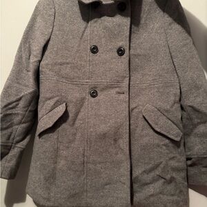 Zara Charcoal Kids Pea Coat
